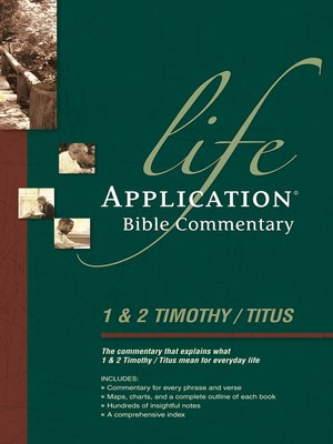 cover image of 1 & 2 Timothy and Titus